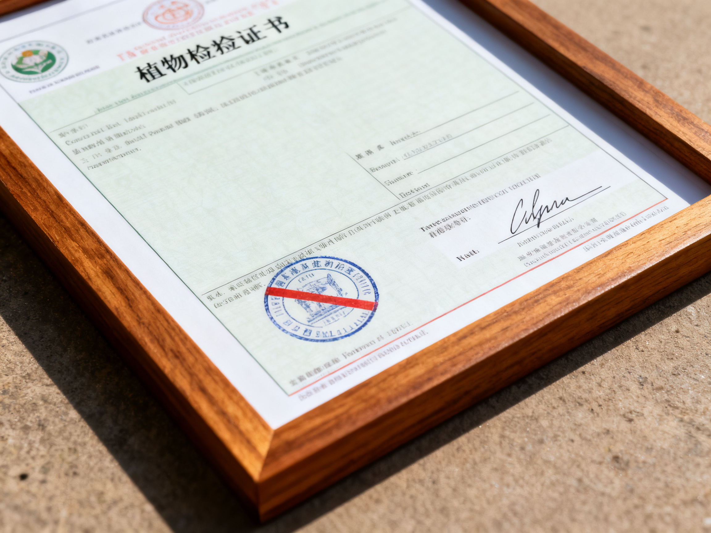 Phytosanitary Certificate
