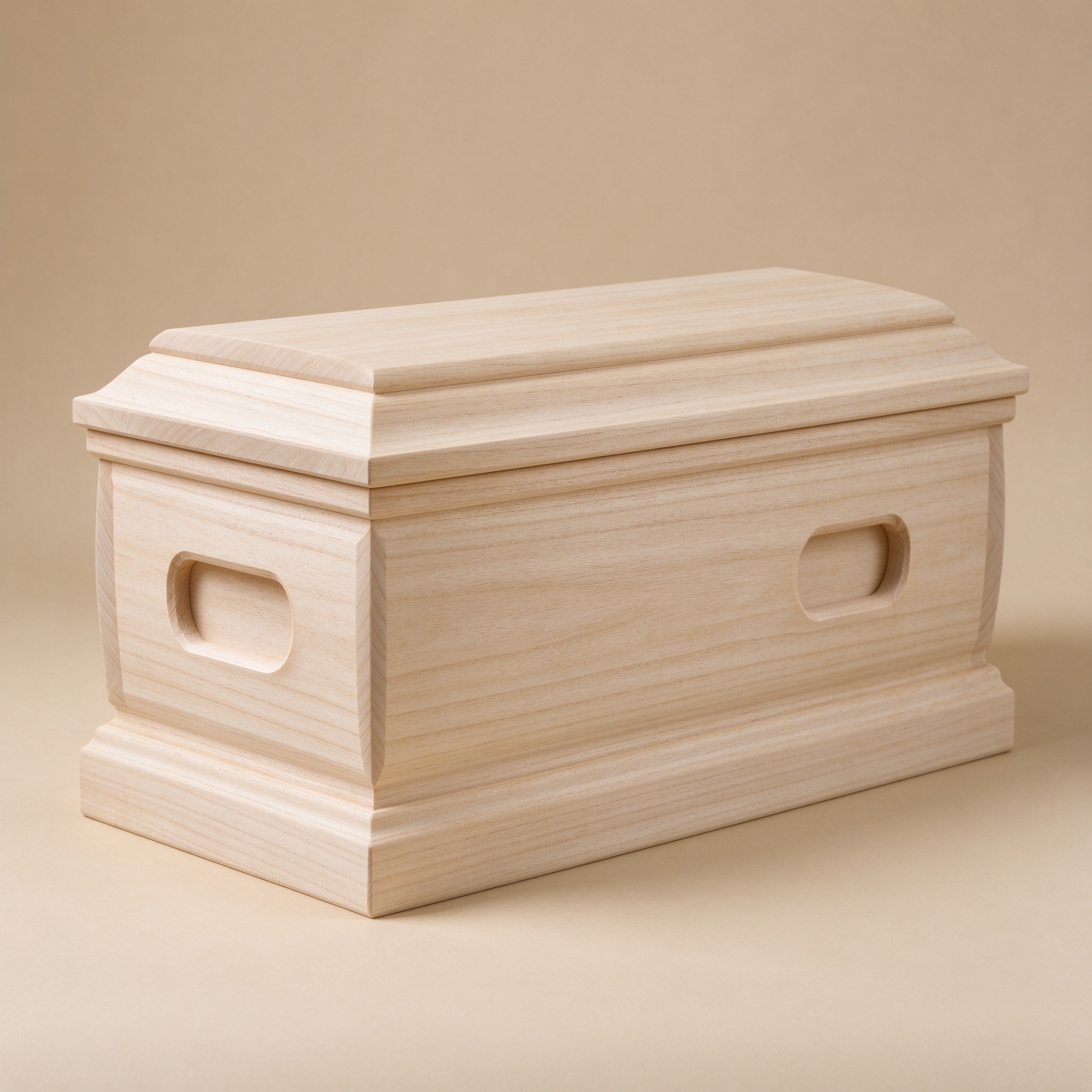 Medium Paulownia Pet Cremation Casket — wholesale paulownia pet urn