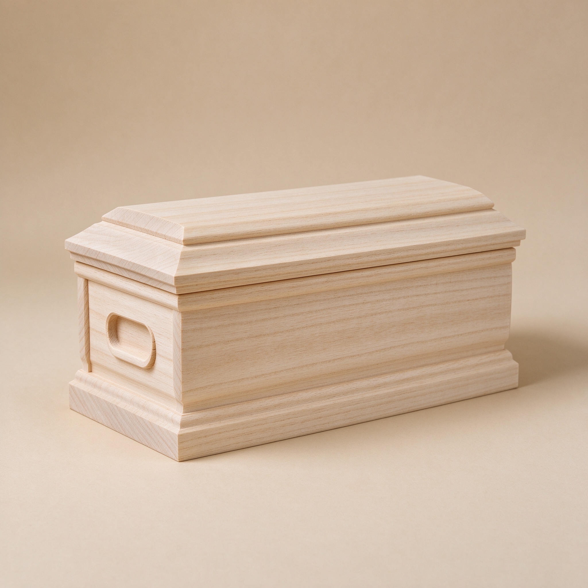 Small Paulownia Pet Cremation Casket — wholesale paulownia pet urn