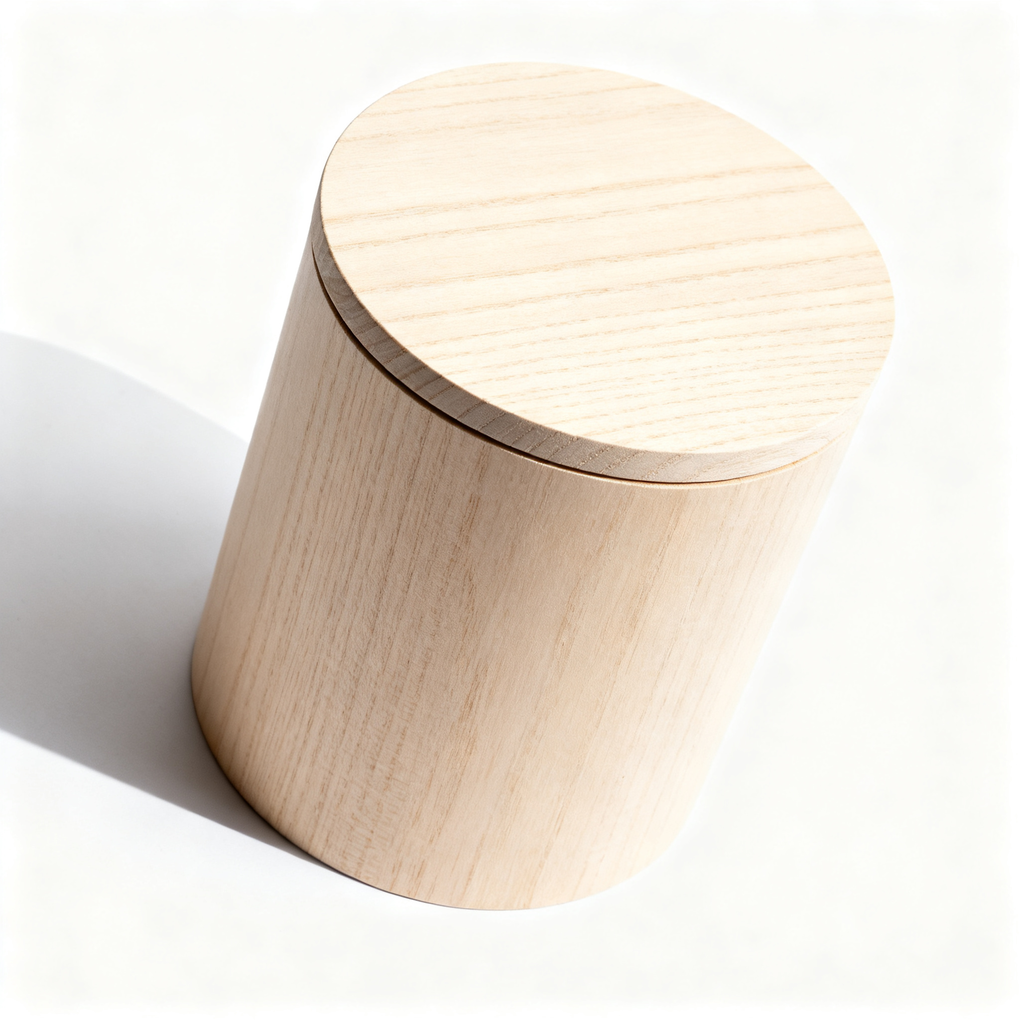 Unfinished Pine Round Pet Urn — pine pet urn wholesale